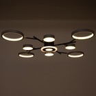 Люстра с ПДУ 2300/9GR LED 190Вт 3000-6000К серый 85х85х9 см BayerLux - Фото 5