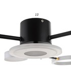 Люстра с ПДУ 2300/7WT LED 150 Вт 3000-6000К белый 75×75×9 см BayerLux - фото 42999386