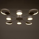 Люстра с ПДУ 2301/8WT LED 160Вт 3000-6000К белый 93х93х8 см BayerLux 7153734 - фото 14041591