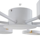 Люстра с ПДУ 2301/8WT LED 160Вт 3000-6000К белый 93х93х8 см BayerLux 7153734 - фото 14041592