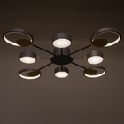 Люстра с ПДУ 2301/8GR LED 160Вт 3000-6000К серый 93х93х8 см BayerLux - Фото 3