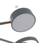 Люстра с ПДУ 2301/8GR LED 160Вт 3000-6000К серый 93х93х8 см BayerLux - Фото 8