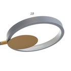 Люстра с пультом BayerLux 2301/6GR, LED, 120 Вт, 3000-6000К, серый, 75×75×8 см - Фото 7