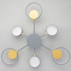 Люстра с пультом BayerLux 2301/6GR, LED, 120 Вт, 3000-6000К, серый, 75×75×8 см - Фото 9