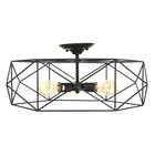 Светильник 2463/3E27 40 Вт черный 58×58×22 см BayerLux - фото 27374885