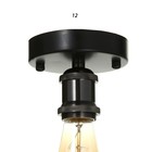 Светильник 2465/1 E27 40 Вт черный 13.5×13.5×8.5 см BayerLux - фото 3779721