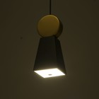 Светильник BayerLux 2284/1 LED черно-золотой 10х10х24-124 см - Фото 4