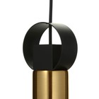 Светильник BayerLux 2286/1 E27 40 Вт черно-золотой 6×6×18-118 см - фото 44363320