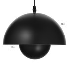 Светильник BayerLux 2278/1BK E27 40 Вт черный 22×22×18.5-118.5 см - фото 46674610