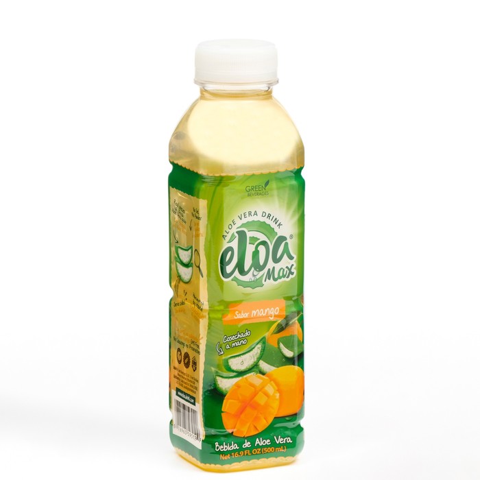Напиток «ELOA MAX» на основе алоэ вера со вкусом манго с кусочками алоэ, 0.5 л - Фото 1