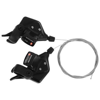 Комплект шифтеров Saiguan KD-70-3SI/6SI, правый и левый, 3×6 скоростей