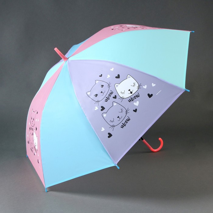 Зонт детский «Котики», d=90 см - фото 1883899010