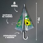 Зонт детский «Авокадо» полуавтомат прозрачный, d=90см - фото 6600621