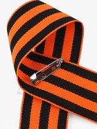 Георгиевская лента на 9 мая «С Днём Победы», с булавкой и белым цветком  (артикул 7598336)  большой выбор товаров оптом и в розницу по низким ценам с доставкой