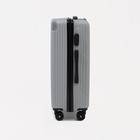 Чемодан большой 26", кодовый замок, цвет серебряный - фото 21588360