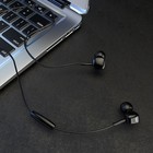 Наушники Borofone BM34, проводные, вакуумные, микрофон, Jack 3.5 мм, 1.2 м, черные - фото 51831679