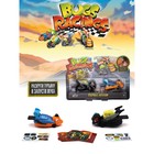 Набор игровой Bugs Racings «Гонка жуков. Оса и муха» с двумя машинками - фото 298399332