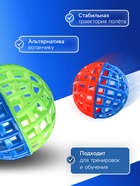 Мяч для бадминтона, d=5.5 см, цвет МИКС - Фото 2