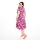 Платье женское, цвет лиловый, размер 52 - фото 42744320