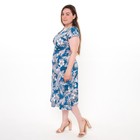 Платье женское, цвет синий, размер 50 - фото 42744327