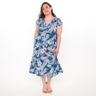 Платье женское, цвет синий, размер 50 - фото 42744328