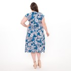 Платье женское, цвет синий, размер 50 - фото 42744330