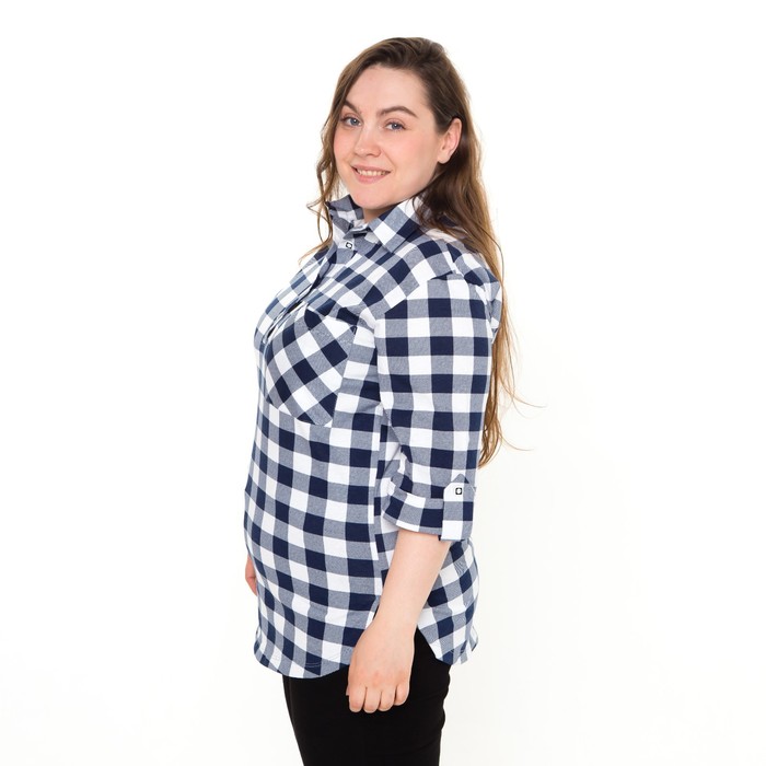 Сорочка женская, цвет тёмно-синий, размер 48 54122