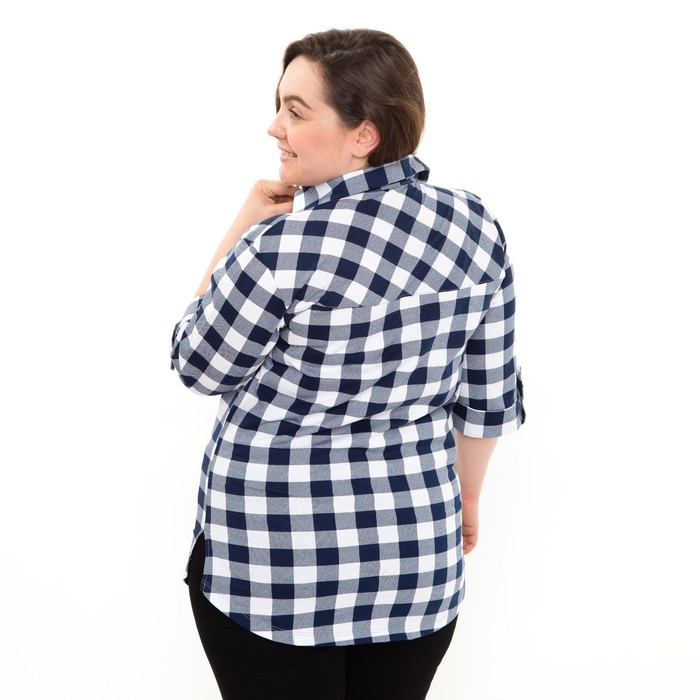 Сорочка женская, цвет тёмно-синий, размер 48 54122