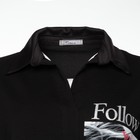 Сорочка женская, цвет черный, размер 52 7841786