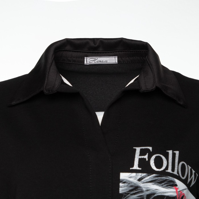 Сорочка женская, цвет черный, размер 62 54125