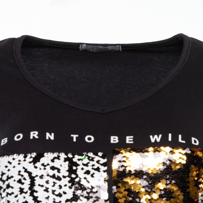 Туника женская, цвет черный, размер 44 54132