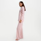 Пижама женская (рубашка и брюки) KAFTAN Shine р. 40-42, розовый - Фото 2