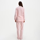 Пижама женская (рубашка и брюки) KAFTAN Shine р. 40-42, розовый - Фото 3