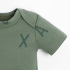 Боди Крошка Я NY, рост 74-80 см, хаки - фото 117011424