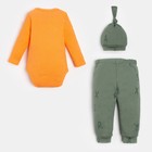 Комплект: боди, шапочка и брюки Крошка Я "NY", рост 74-80 см - Фото 10