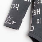 Боди с длинным рукавом Крошка Я "Dogs", рост 86-92 см, цвет серый - фото 806512573