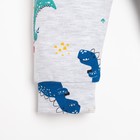 Ползунки-штанишки Крошка Я "Dino", рост 62-68 см, цвет серый 7711012 - фото 14692907