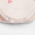 Боди с длинным рукавом в набивку Крошка Я «Зайчик», рост 68-74 см, цвет бежевый - фото 117011580 Боди с длинным рукавом в набивку Крошка Я «Зайчик», рост 68-74 см, цвет бежевый - фото 117011580