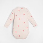 Боди с длинным рукавом в набивку Крошка Я «Зайчик», рост 68-74 см, цвет бежевый - фото 117011582 Боди с длинным рукавом в набивку Крошка Я «Зайчик», рост 68-74 см, цвет бежевый - фото 117011582