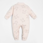 Комбинезон Крошка Я «Зайчик», рост 74-80 см, цвет бежевый - фото 804835706