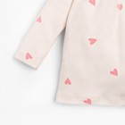 Комплект: платье и леггинсы Крошка Я «Зайчик», рост 68-74 см, цвет бежевый/розовый - фото 21589376