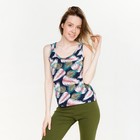 Комплект женский (майка, бриджи), цвет хаки, размер 52 7743755