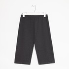 Шорты мужские, цвет тёмно-серый меланж, размер 56 - фото 42744357