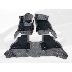 

Коврики модельные 5D для KIA Rio с 2011-2017, черно-бежевые