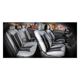 

Накидки URBAN PLUS PREMIUM, черные, серо-синие, комплект, 25077