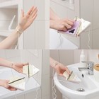 Магнитная щётка для мытья окон с двух сторон Доляна, треугольная, с водосгоном, на стекло 8-15 мм - Фото 3