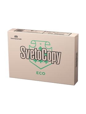 Бумага А4 500 л Светокопи ECO, 80 г/м², белизна 60% ISO, 93% CIE, класс C (цена за 500 листов) 7857302