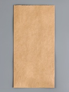 Пакет крафт бумажный, фасовочный, прямоугольное дно, 12×8×24 см, 50 г/м² 7731074