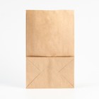 Пакет крафт бумажный, фасовочный, прямоугольное дно, 18 х 12 х 29 см, 50 г/м2 7731076