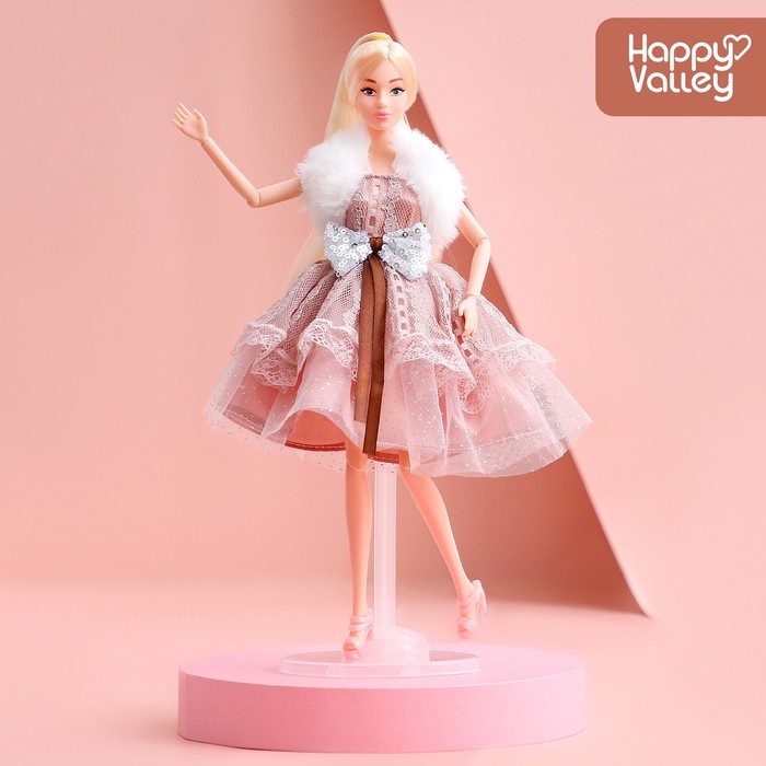 Кукла-модель шарнирная «Нежные мечты» со светлыми волосами - фото 1907441841